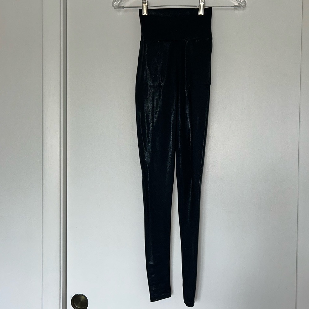 Shiny Leggings High-Waisted